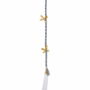 Dragonfly Braid Tassel Hair Accessory with Silk Tassel