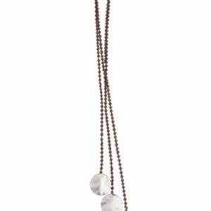 Silver Disc Hair Tassel Modern Chain Hair Accessory